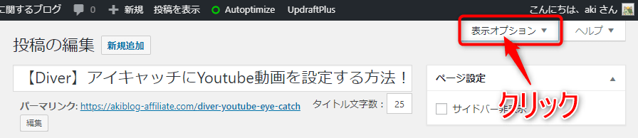 Diver アイキャッチにyoutube動画を設定して表示する方法 アフィリエイトに関するブログ